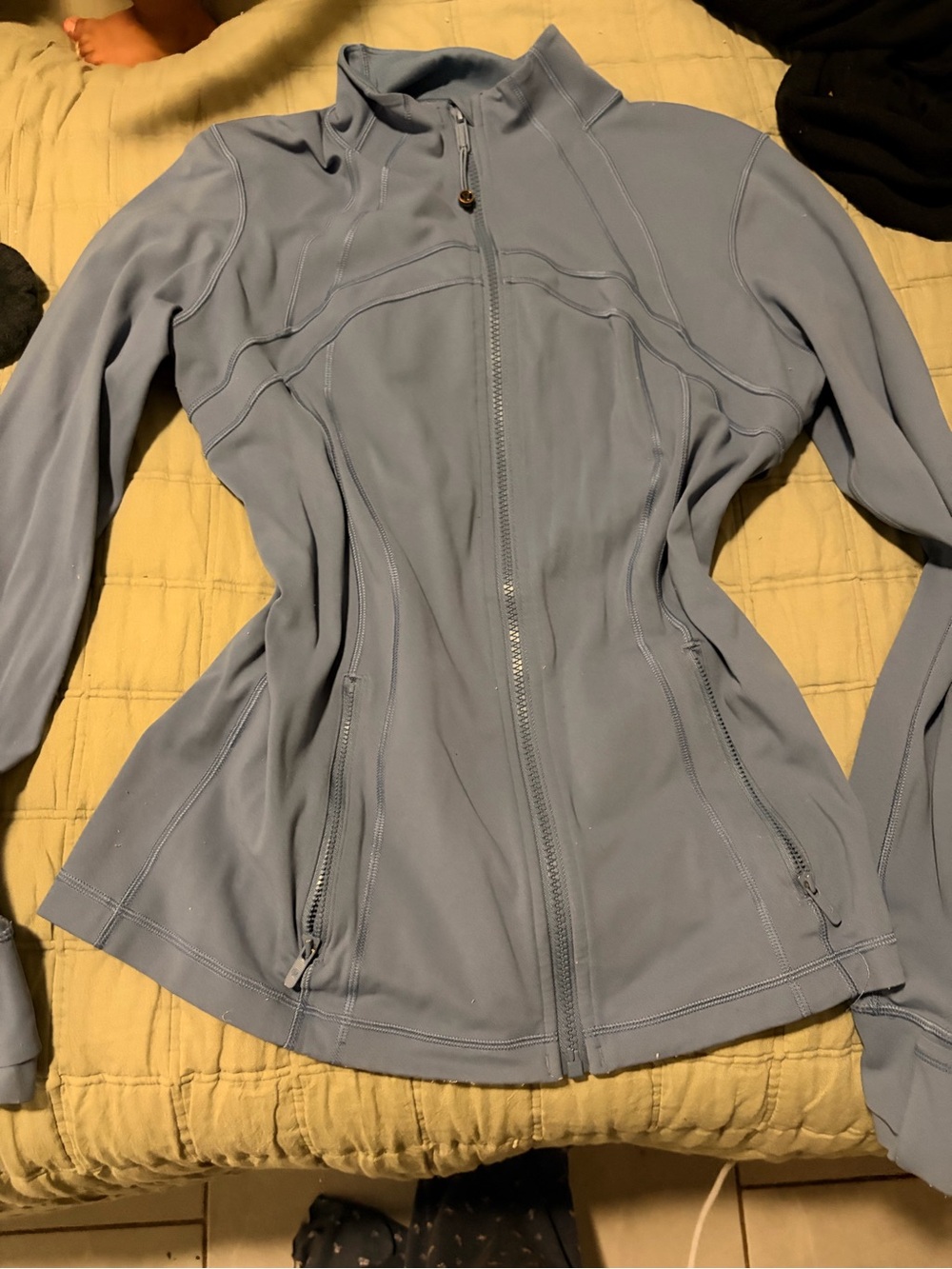 lululemon athletica Light Blue Zip-Up Shape Jacket